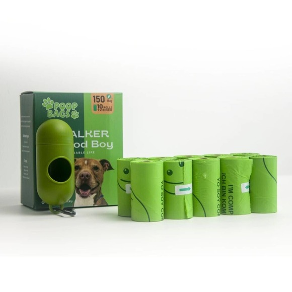 Biodegradable Corn Starch Dog Poop Bags - Eco-Friendly, Compostable, Leak-Proof - Picture 7 of 13